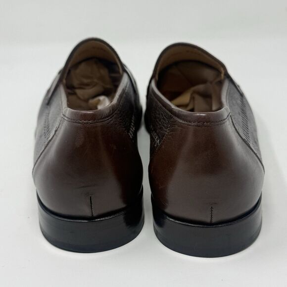 Mezlan Orense 309M Dress Shoes Mens 10 M Brown Deerskin Leather Slip On Loafers main image 2